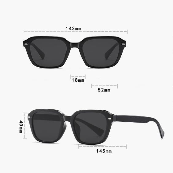 Square-Frame Sunglasses Bestseller – 5 Trendy Colors: Black, Beige, Pink, Clear-Gray | UV400 & Lightweight (Global Hot Pick)