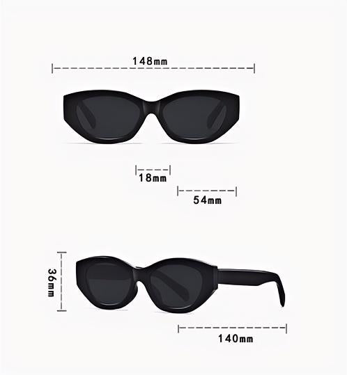 Bestseller Trendy Cat-Eye Sunglasses – 5 Bold Colors, Oversized & UV400 Protection (Global Hot Pick)