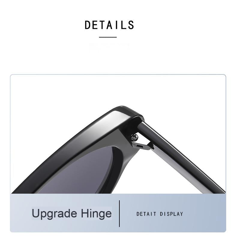 Bestseller Cat-Eye Sunglasses for Women & Men – 4 Viral Colors: Black, White, Black-Brown, Beige | UV400 & Lightweight