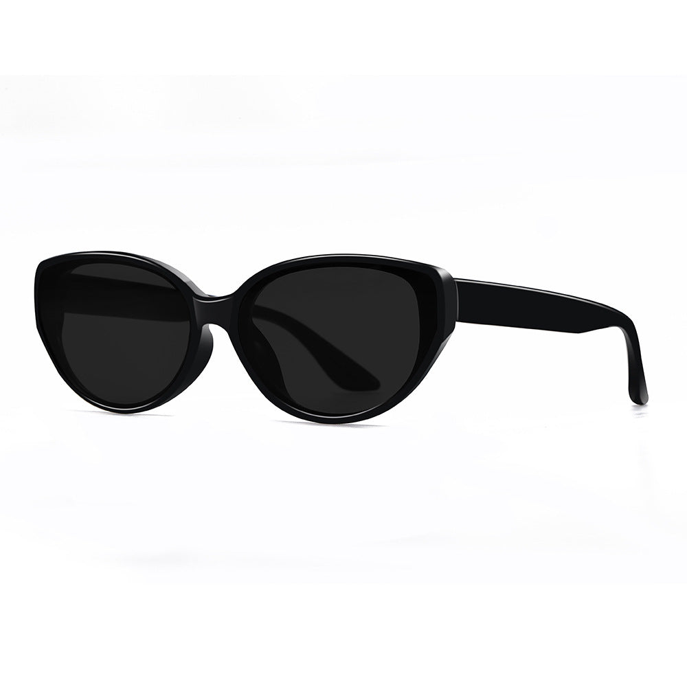 Women's Cat-Eye Sunglasses Collection - 5 Fashion-Forward Color Combinations (Black/Pink/Brown/Cream Frames)