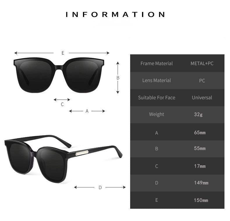 Lunettes de soleil Aurora – Lunettes de soleil classiques anti-UV pour hommes et femmes | Tendance et légères (couleurs au choix)