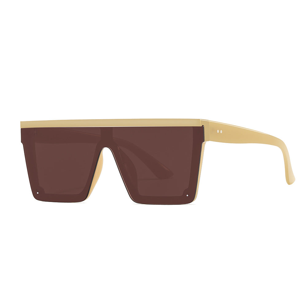 Modern Geometric Sunglasses - Bold Frame Design in 4 Versatile Colors