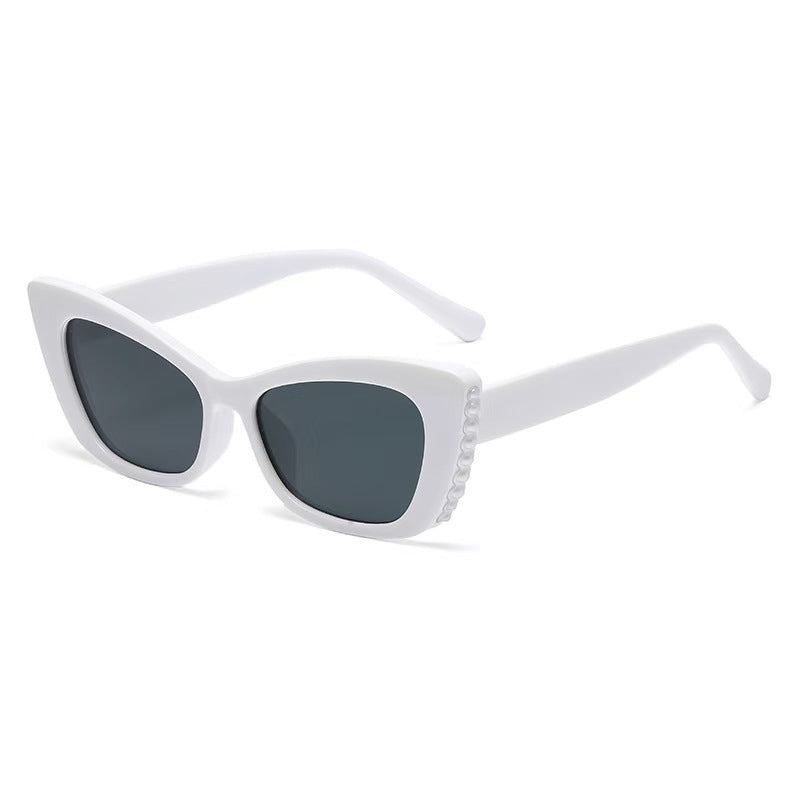 Cat-Eye Sunglasses with Pearl Accents: 8 Timeless Colorways
