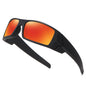 Signature Rectangular Sports Sunglasses - Multi-Reflective Lenses Collection