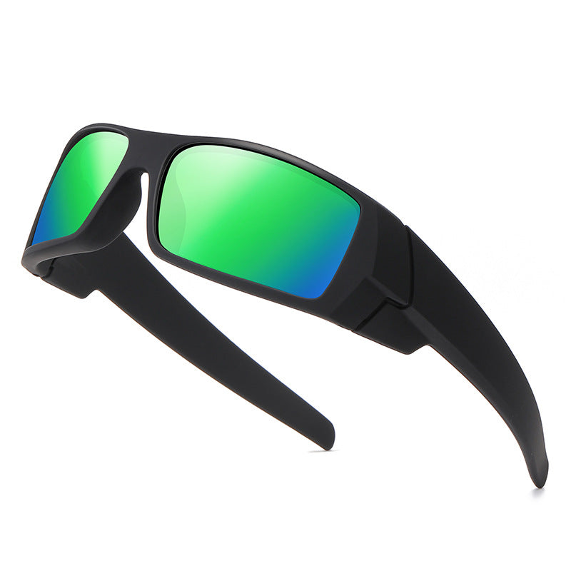 Signature Rectangular Sports Sunglasses - Multi-Reflective Lenses Collection