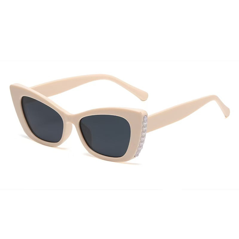 Cat-Eye Sunglasses with Pearl Accents: 8 Timeless Colorways