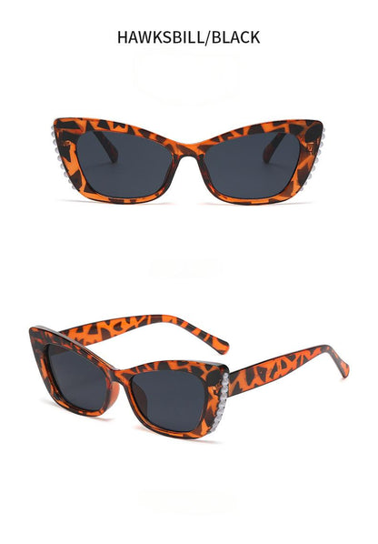 Cat-Eye Sunglasses with Pearl Accents: 8 Timeless Colorways