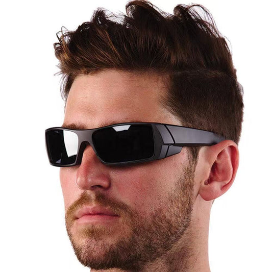 Signature Rectangular Sports Sunglasses - Multi-Reflective Lenses Collection