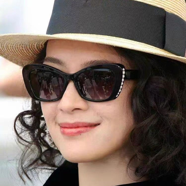 Cat-Eye Sunglasses with Pearl Accents: 8 Timeless Colorways
