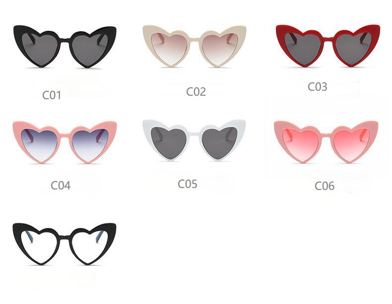 Heart-Shaped Cat-Eye Sunglasses | Playful & Colorful Styles (20+ Colors Available)