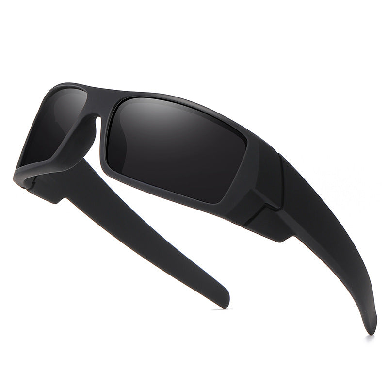 Signature Rectangular Sports Sunglasses - Multi-Reflective Lenses Collection