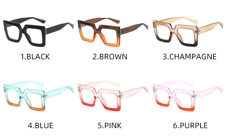 Square-Shaped Fashion Sunglasses: Stylish Color Options for Every Personality