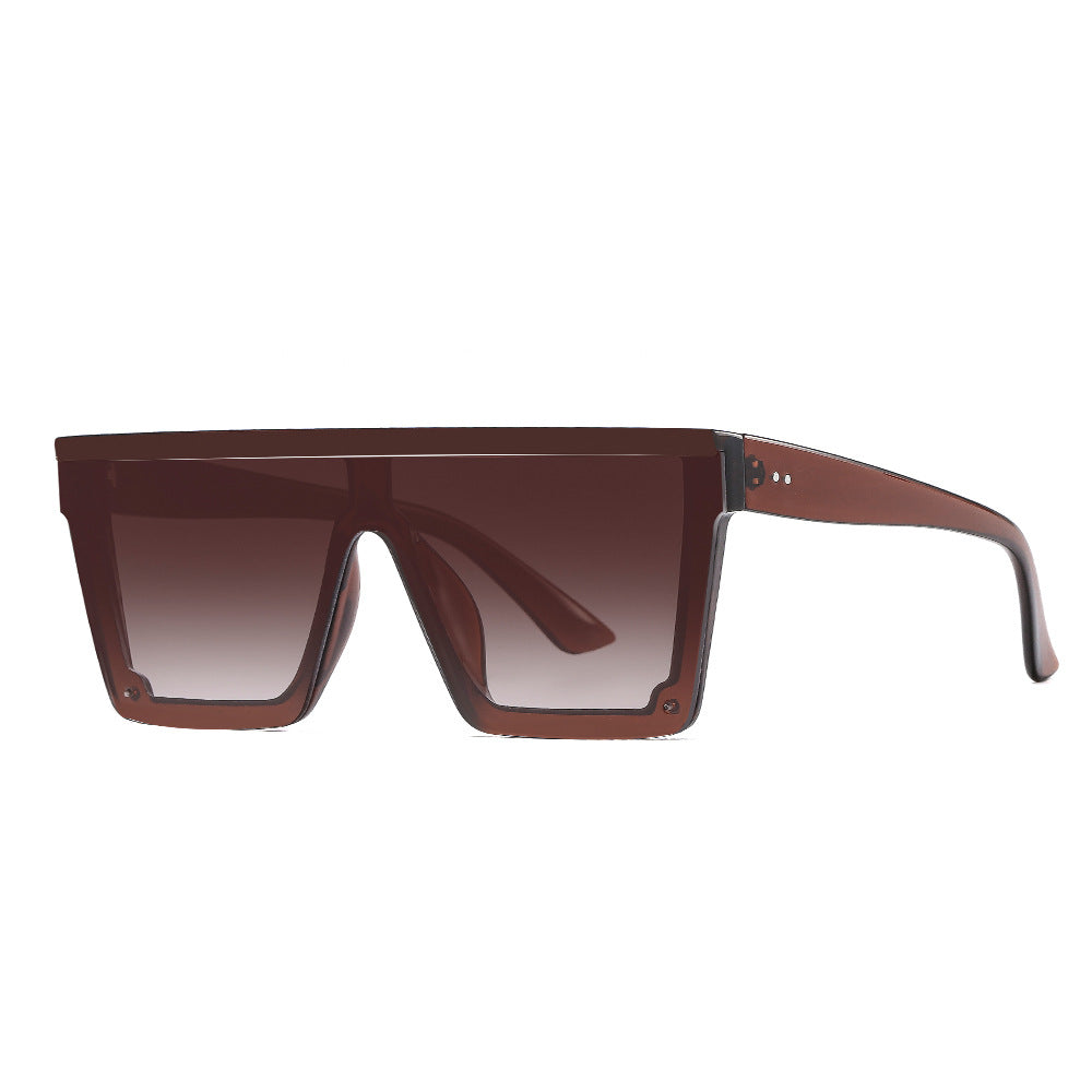 Modern Geometric Sunglasses - Bold Frame Design in 4 Versatile Colors