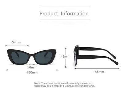 Cat-Eye Sunglasses with Pearl Accents: 8 Timeless Colorways