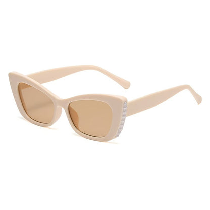 Cat-Eye Sunglasses with Pearl Accents: 8 Timeless Colorways