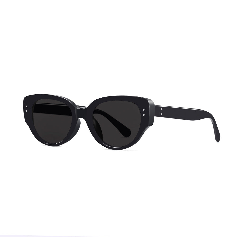 Lunettes de soleil œil de chat best-sellers pour femmes et hommes – 4 couleurs tendance : noir, blanc, noir-marron, beige | UV400 et légèreté