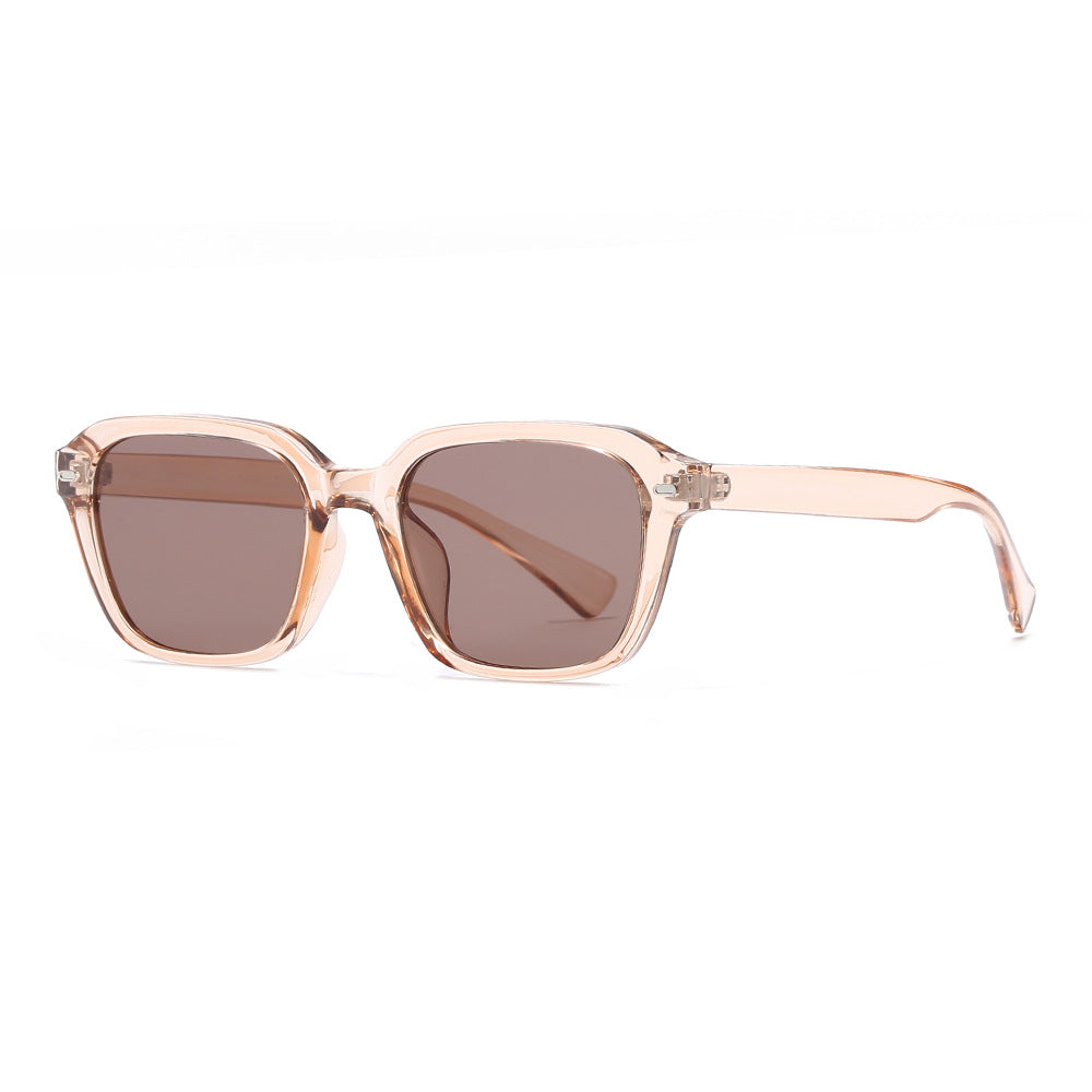 Square-Frame Sunglasses Bestseller – 5 Trendy Colors: Black, Beige, Pink, Clear-Gray | UV400 & Lightweight (Global Hot Pick)