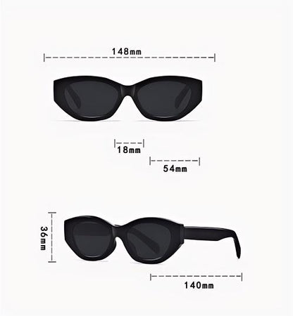 Las gafas de sol ojo de gato más vendidas y de moda: 5 colores llamativos, extragrandes y con protección UV400 (elección mundial)