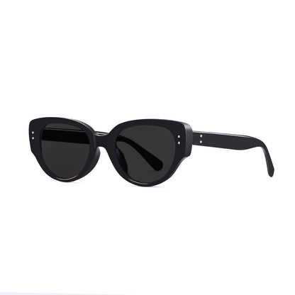 Lunettes de soleil œil de chat best-sellers pour femmes et hommes – 4 couleurs tendance : noir, blanc, noir-marron, beige | UV400 et légèreté