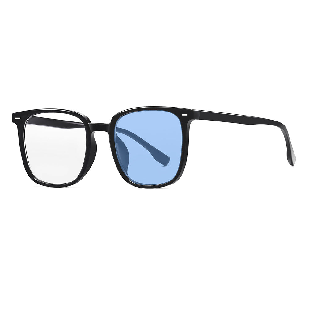 Gafas de sol adaptables de montura cuadrada: bloquean la luz azul y se tintan automáticamente para mayor versatilidad en interiores y exteriores.