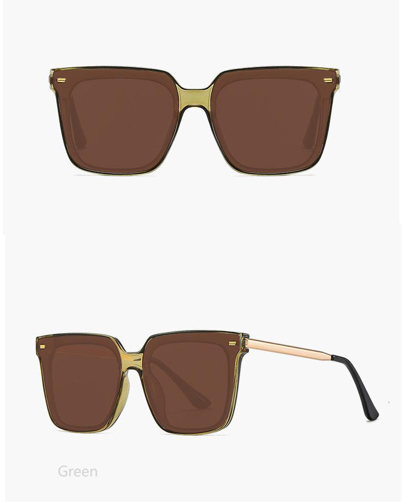 "Women's Square-Frame Sunglasses 2024 | UV400 Protection | 4 Versatile Colors for Everyday Style"