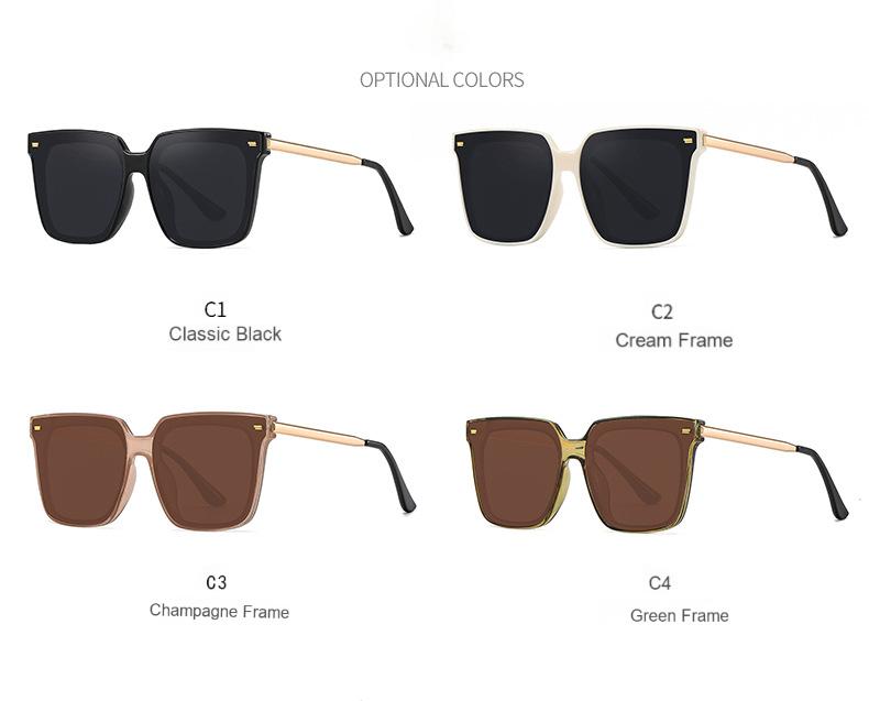 "Women's Square-Frame Sunglasses 2024 | UV400 Protection | 4 Versatile Colors for Everyday Style"