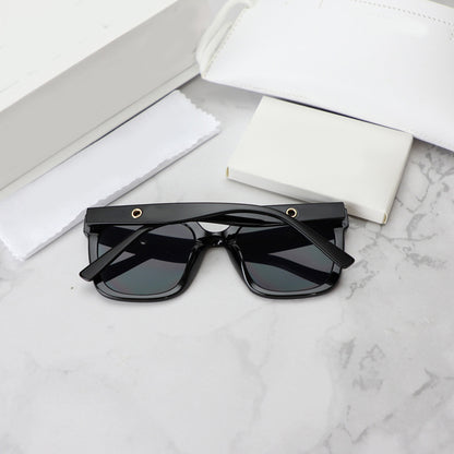 Modern Square Sunglasses in Multiple Color Options - Classic, Tortoiseshell, Pastel & Transparent Frames