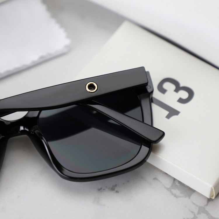 Modern Square Sunglasses in Multiple Color Options - Classic, Tortoiseshell, Pastel & Transparent Frames