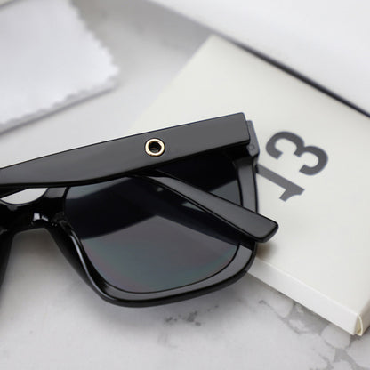 Modern Square Sunglasses in Multiple Color Options - Classic, Tortoiseshell, Pastel & Transparent Frames