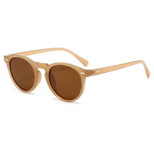 Classic Round-Frame Sunglasses - 8 Color Options for Men & Women