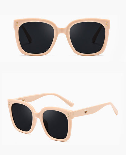 Modern Square Sunglasses in Multiple Color Options - Classic, Tortoiseshell, Pastel & Transparent Frames