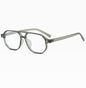 Square Frame Sunglasses Collection - 10 Color Options with Metallic Accent & Anti-Blue Light