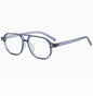 Square Frame Sunglasses Collection - 10 Color Options with Metallic Accent & Anti-Blue Light