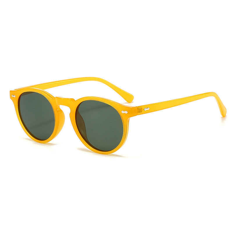 Classic Round-Frame Sunglasses - 8 Color Options for Men & Women