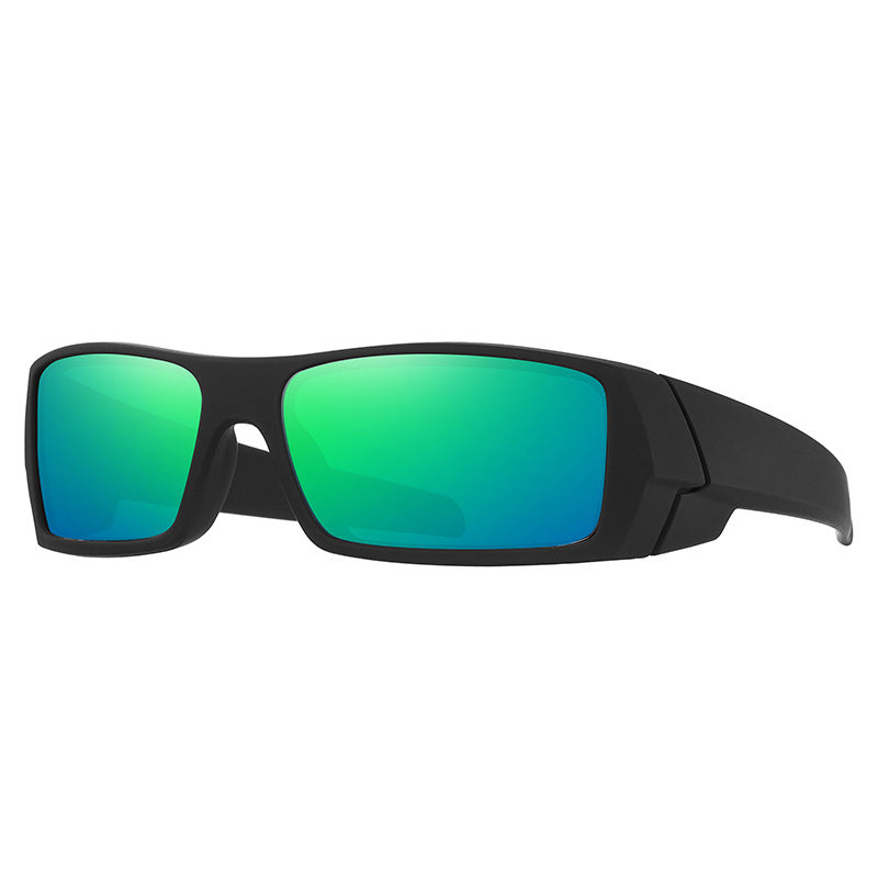 Signature Rectangular Sports Sunglasses - Multi-Reflective Lenses Collection