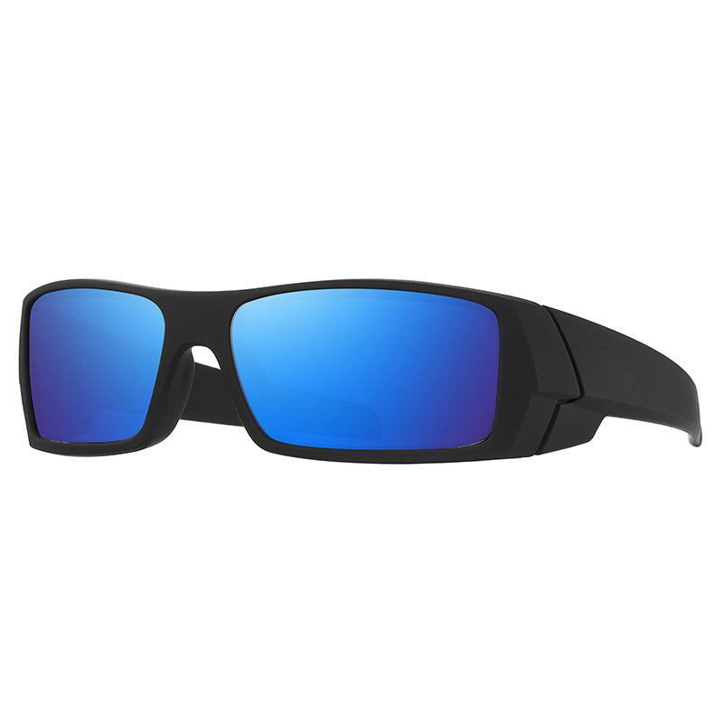 Signature Rectangular Sports Sunglasses - Multi-Reflective Lenses Collection