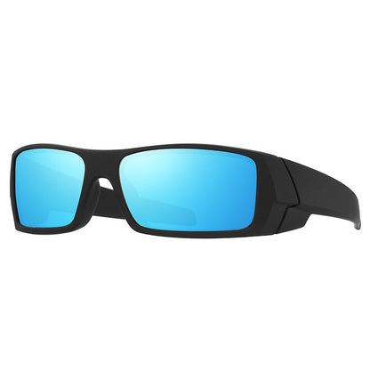 Signature Rectangular Sports Sunglasses - Multi-Reflective Lenses Collection