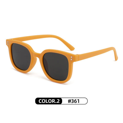 Stylish Square Kids Sunglasses - Fashionable Shield for Little Explorers