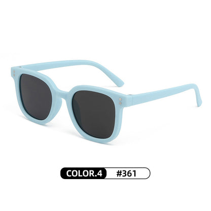 Stylish Square Kids Sunglasses - Fashionable Shield for Little Explorers