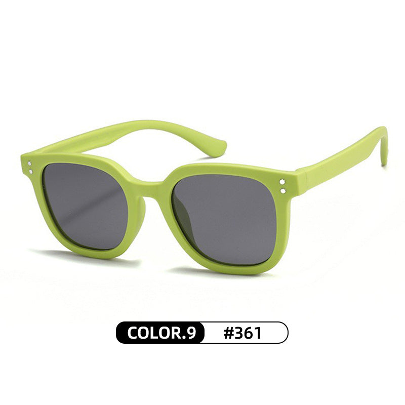 Stylish Square Kids Sunglasses - Fashionable Shield for Little Explorers