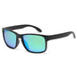Square-Frame Polarized Sports Sunglasses for Active Adventures