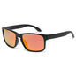 Square-Frame Polarized Sports Sunglasses for Active Adventures