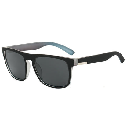 Square Sport Sunglasses - Color-Shifting Accents & Multi-Color Options