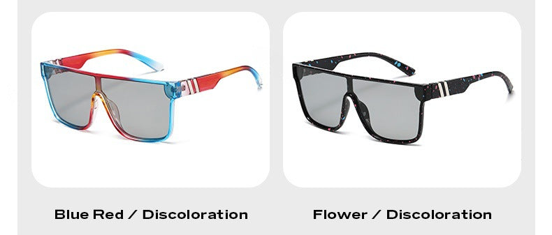 Adaptive Grey Photochromic Sunglasses with Multi-Color Styles