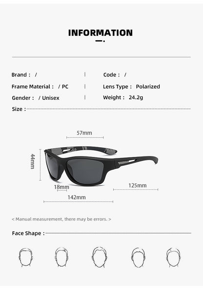 Performance Polarized Sports Sunglasses for Active Lifestyles