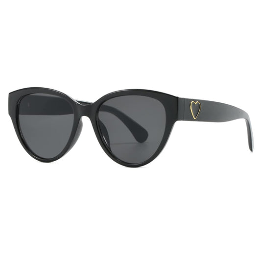 Cat-Eye Sunglasses with Heart Detail: Chic Styles in Multiple Colors