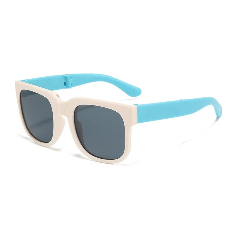 Square Foldable Kids Sunglasses – UV400 Protection & Lightweight Design