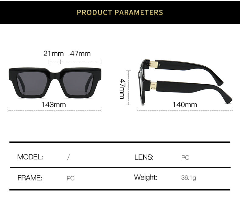 Square-Frame Sunglasses Collection: Timeless Style & Everyday Versatility