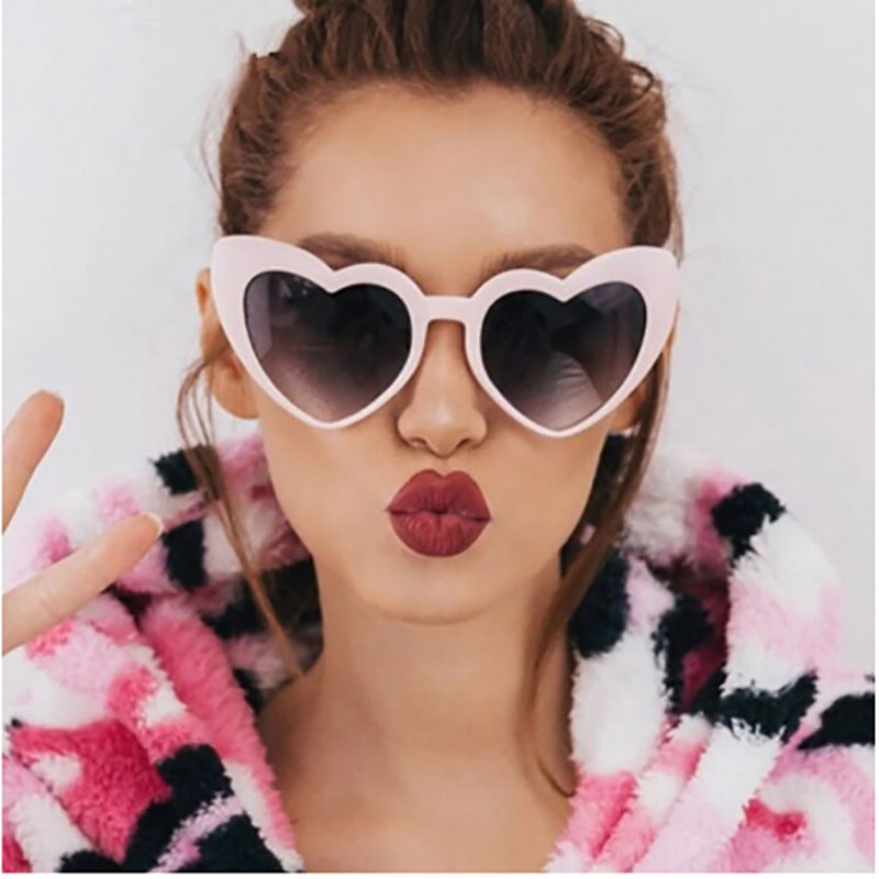 Heart-Shaped Cat-Eye Sunglasses | Playful & Colorful Styles (20+ Colors Available)