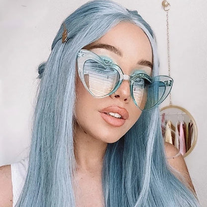 Heart-Shaped Cat-Eye Sunglasses | Playful & Colorful Styles (20+ Colors Available)